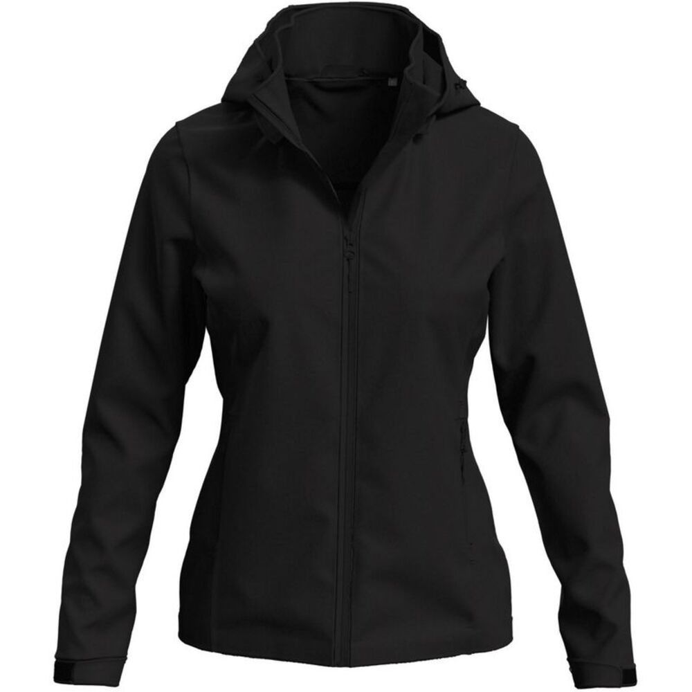 Stedman Womens/Ladies Lux  Soft Shell Jacket / Black Opal